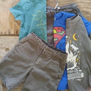 XS(4/5) Bundle shirts & shorts🩳